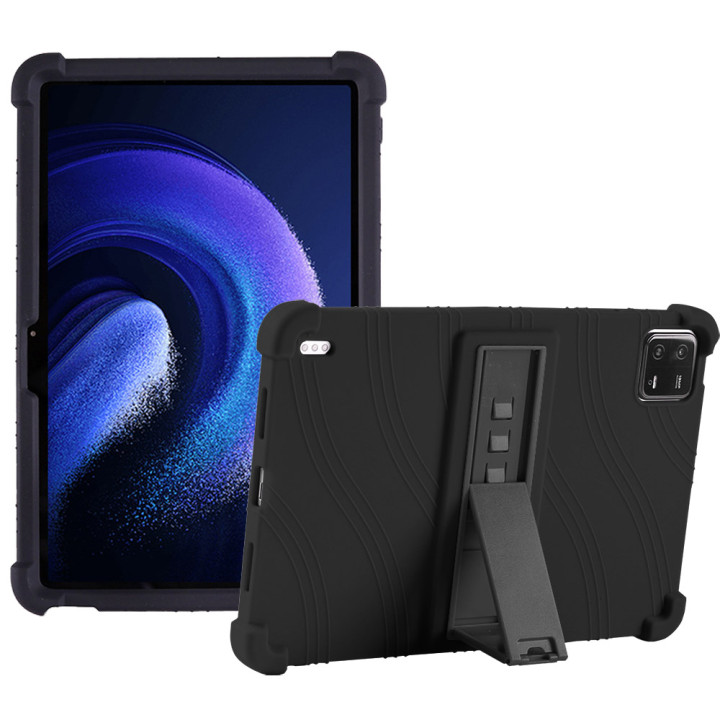 Силіконовий чохол з підставкою Galeo для Xiaomi Pad 6 / Pad 6 Pro Black