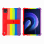 Силіконовий чохол з підставкою Galeo для Xiaomi Pad 6 / Pad 6 Pro Rainbow