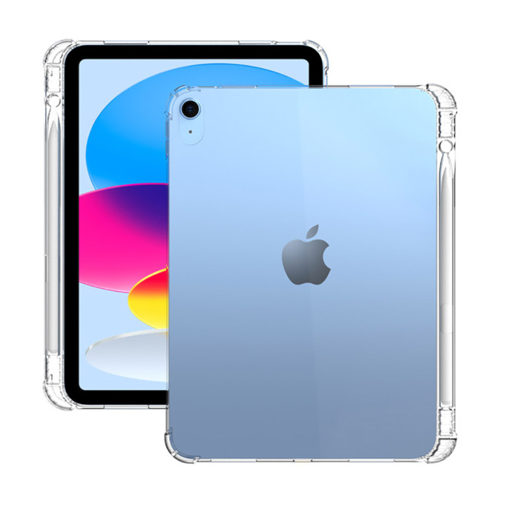TPU чехол Galeo Anti-Shock with Pencil Holder для Apple iPad 11 (2025) / 10 10.9" (2022) Transparent
