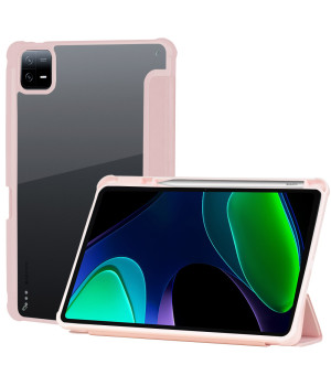 Чехол Galeo Hybrid Case with Stylus Holder для Xiaomi Pad 6 / Pad 6 Pro Pink