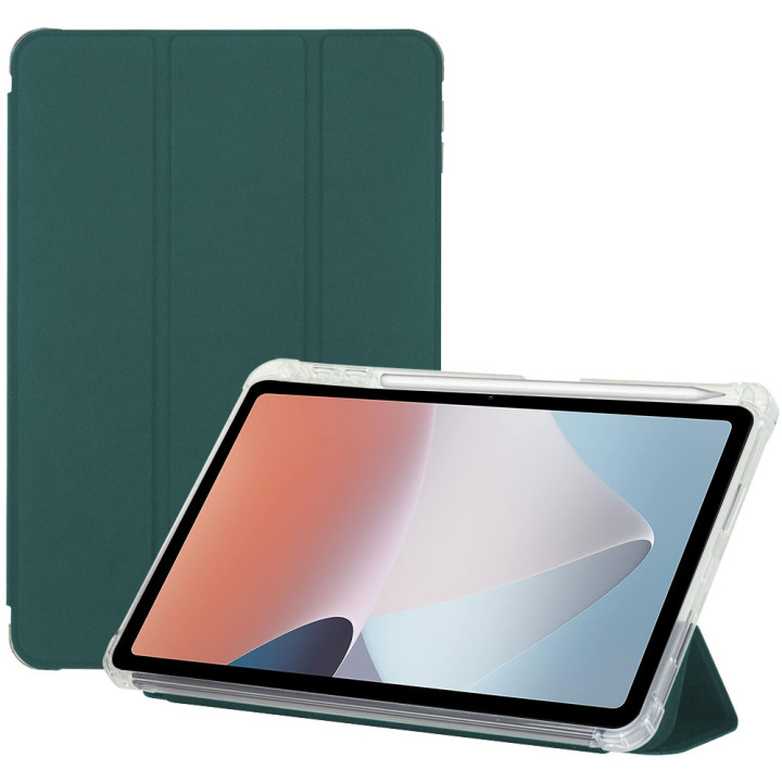 Чохол Galeo TPU Trifold with Stylus Holder для OPPO Pad Air 10.36" Dark Green