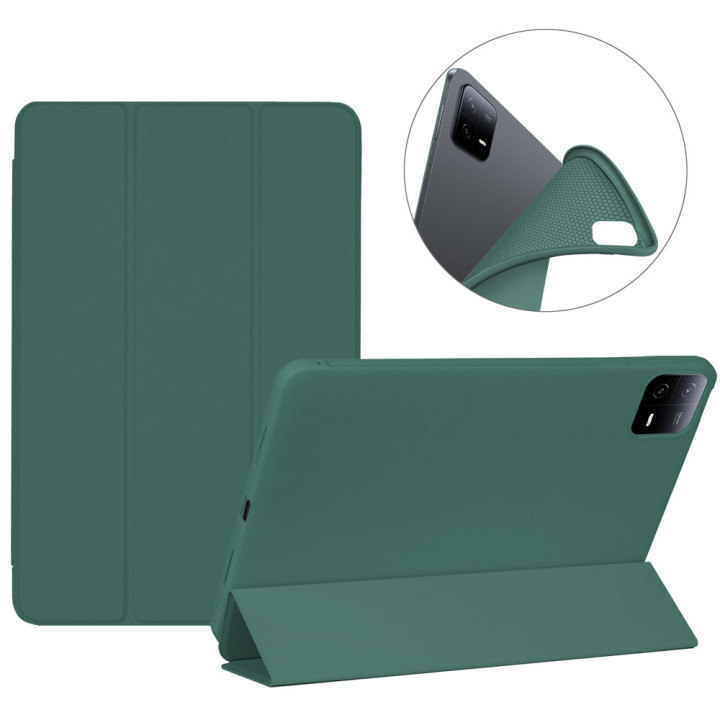 Чехол Galeo Silicone Color Series для Xiaomi Pad 6 / Pad 6 Pro Dark Green