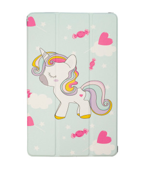 Чехол Galeo Slimline Print для Samsung Galaxy Tab E 9.6 SM-T560, SM-T561 Unicorn