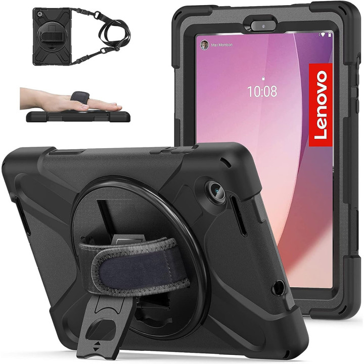 Протиударний чохол Galeo Heavy Duty для Lenovo Tab M8 4th Gen TB-300FU, TB-300XU Black