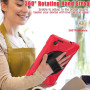 Противоударный чехол Galeo Heavy Duty для Lenovo Tab M8 4th Gen TB-300FU, TB-300XU Red