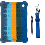 Силіконовый чохол Galeo Pop It для OPPO Pad Air 10.36" Rainbow Dark Blue