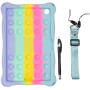 Силіконовый чохол Galeo Pop It для OPPO Pad Air 10.36" Rainbow Light Blue