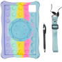 Силіконовий чохол Galeo Pop It with Handle для Xiaomi Pad 6 / Pad 6 Pro Rainbow LB