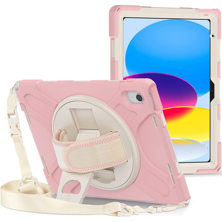 Противоударный чехол Galeo Heavy Duty для Apple iPad 11 (2025) / iPad 10th Gen 10.9" (2022) Pink