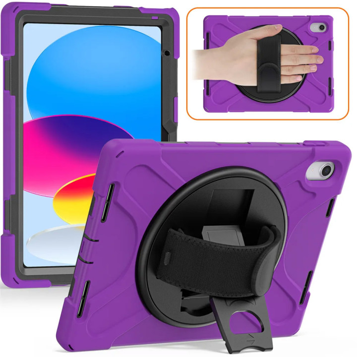 Противоударный чехол Galeo Heavy Duty для Apple iPad 11 (2025) / iPad 10th Gen 10.9" (2022) Purple
