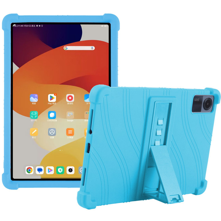 Силиконовый чехол с подставкой Galeo для Xiaomi Redmi Pad SE Blue