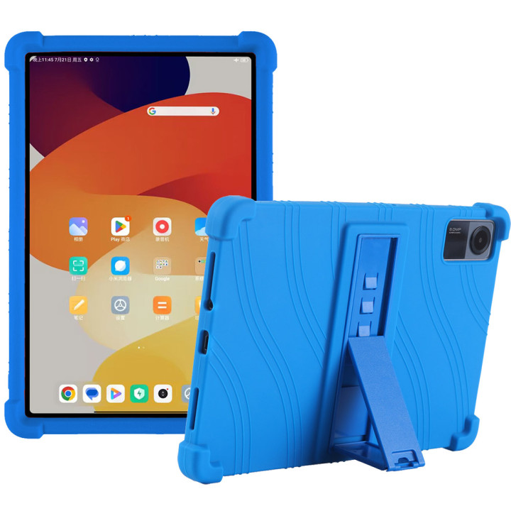 Силиконовый чехол с подставкой Galeo для Xiaomi Redmi Pad SE Navy Blue