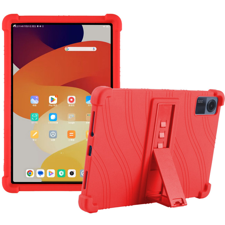 Силиконовый чехол с подставкой Galeo для Xiaomi Redmi Pad SE Red