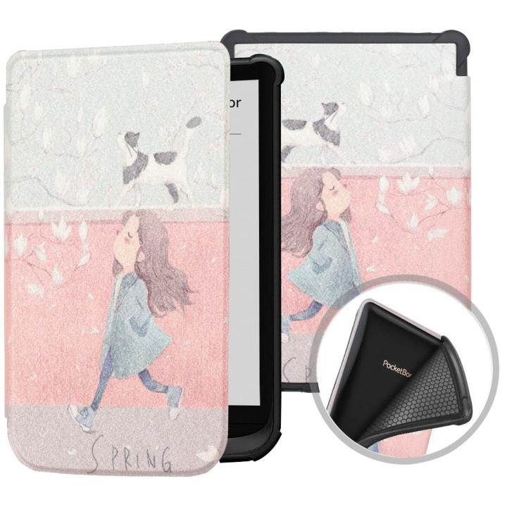 Чехол Galeo TPU Print для Pocketbook 606, 628 Touch Lux 5, 633 Color Spring