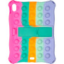 Силіконовый чохол Galeo Pop It для Apple iPad Air 4/5 10.9" (2020/2022) Rainbow Pink
