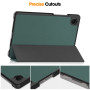 Чохол Galeo Slimline Portfolio для Samsung Galaxy Tab A11 (2025) / Tab A9 8.7" Dark Green