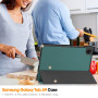 Чехол Slimline Portfolio для Samsung Galaxy Tab A9 8.7 SM-X110, SM-X115 Dark Green