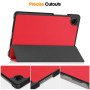 Чехол Slimline Portfolio для Samsung Galaxy Tab A9 8.7 SM-X110, SM-X115 Red