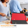 Чехол Slimline Portfolio для Samsung Galaxy Tab A9 8.7 SM-X110, SM-X115 Red