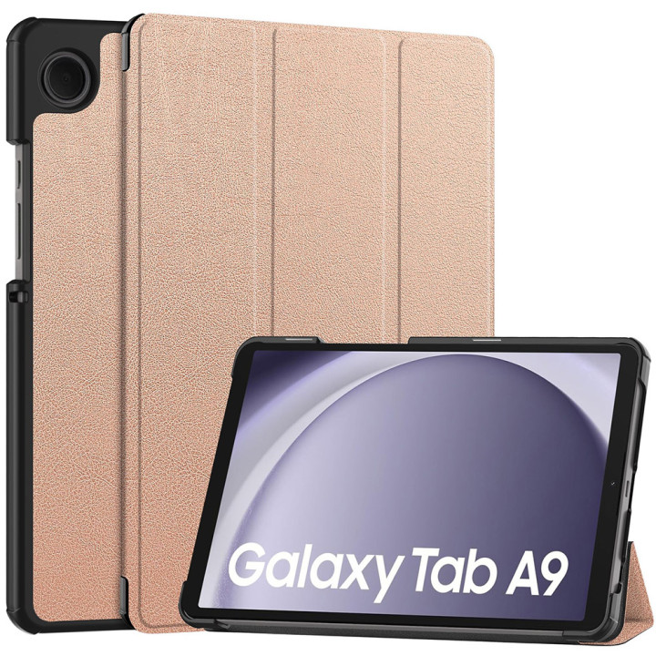 Чехол Slimline Portfolio для Samsung Galaxy Tab A9 8.7 SM-X110, SM-X115 Rose Gold
