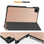 Чехол Slimline Portfolio для Samsung Galaxy Tab A9 8.7 SM-X110, SM-X115 Rose Gold