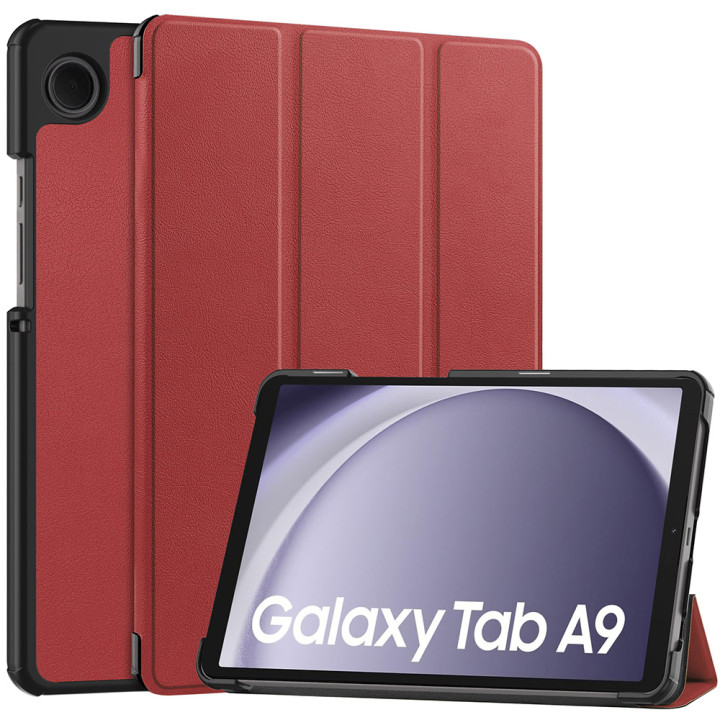 Чехол Slimline Portfolio для Samsung Galaxy Tab A9 8.7 SM-X110, SM-X115 Wine Red