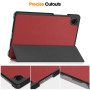 Чехол Slimline Portfolio для Samsung Galaxy Tab A9 8.7 SM-X110, SM-X115 Wine Red