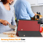 Чехол Slimline Portfolio для Samsung Galaxy Tab A9 8.7 SM-X110, SM-X115 Wine Red