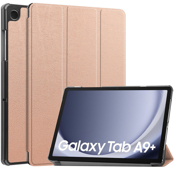 Чехол Slimline Portfolio для Samsung Galaxy Tab A9 Plus 11" SM-X210, SM-X215 Rose Gold
