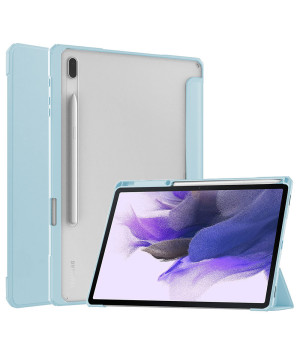 Чехол Galeo Hybrid Case with S-Pen Holder для Samsung Galaxy Tab S7 FE / S7+ / S8+ Light Blue