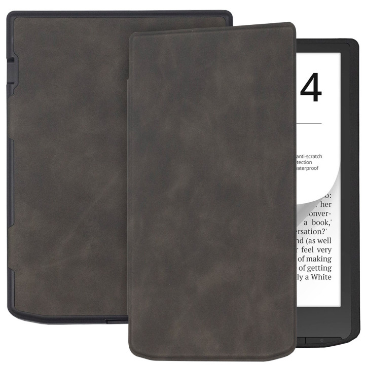 Чохол Galeo TPU Folio для PocketBook InkPad 4 743G, InkPad Color 2 743C Graphite