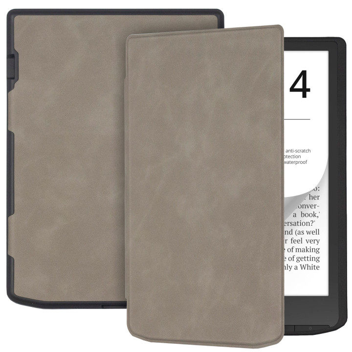 Чохол Galeo TPU Folio для PocketBook InkPad 4 743G, InkPad Color 2 743C Grey