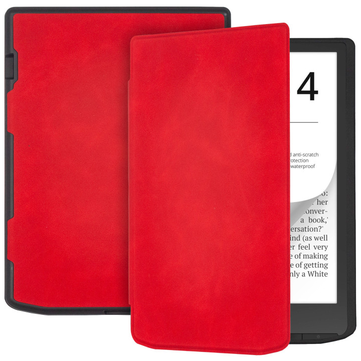 Чохол Galeo TPU Folio для PocketBook InkPad 4 743G, InkPad Color 2 743C Red