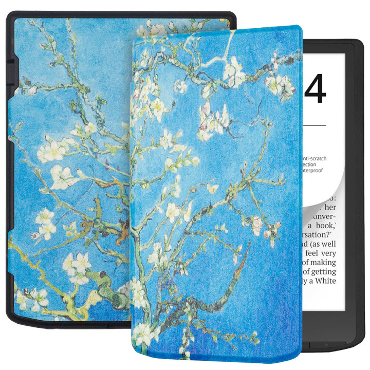 Чохол Galeo TPU Print для PocketBook InkPad 4 743G, InkPad Color 2 743C Almond Blossom