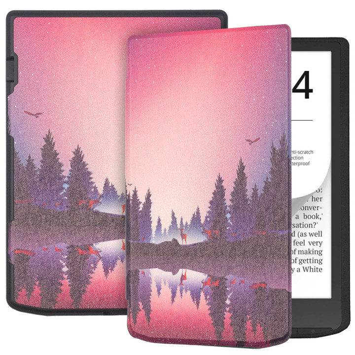 Чохол Galeo TPU Print для PocketBook InkPad 4 743G, InkPad Color 2 743C Dusk