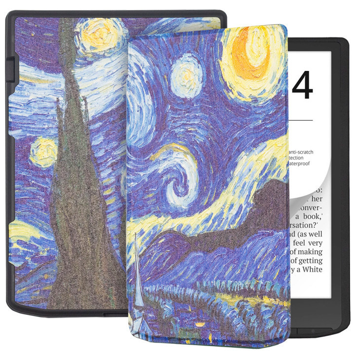 Чохол Galeo TPU Print для PocketBook InkPad 4 743G, InkPad Color 2 743C Van Gogh