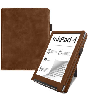 Чехол Galeo Vertical Leather Stand для Pocketbook Inkpad 4 743G, Inkpad Color 2 743C Brown