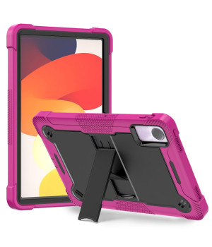 Противоударный чехол Galeo Defender для Xiaomi Redmi Pad SE 11" Black/Rose Red