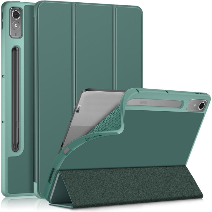 Чехол Galeo Flex TPU Trifold для Lenovo Tab P12 12.7" TB-370FU Dark Green