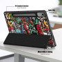 Чохол Galeo Flex TPU Trifold для Lenovo Tab P12 12.7" TB-370FU Graffiti
