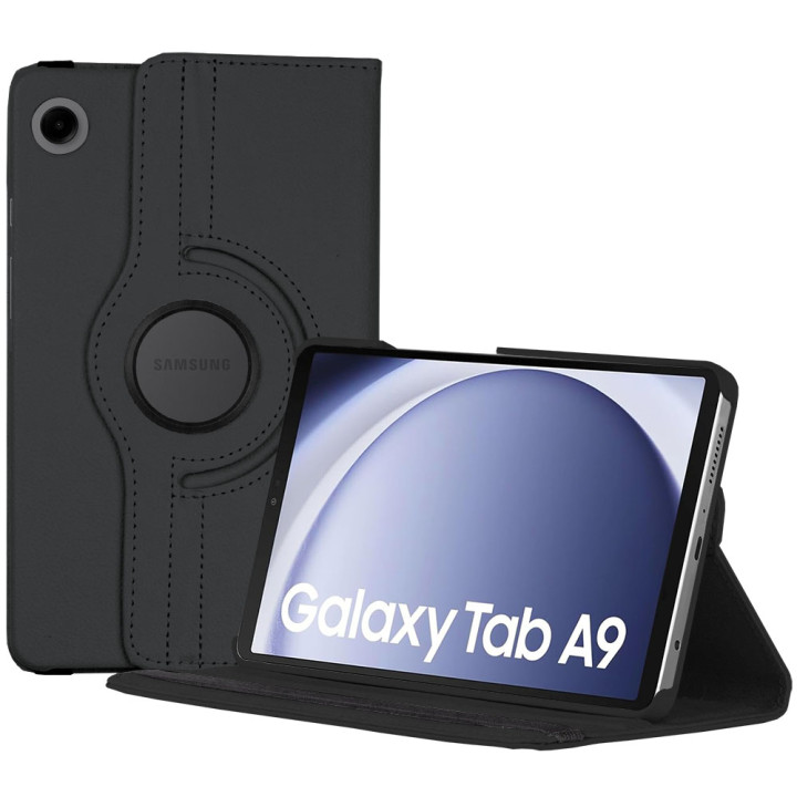 Поворотный чехол для Samsung Galaxy Tab A9 8.7 (2023) SM-X110, SM-X115 Black