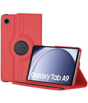 Поворотный чехол для Samsung Galaxy Tab A9 8.7 (2023) SM-X110, SM-X115 Red