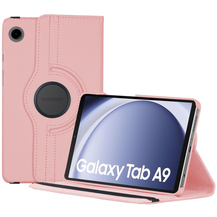 Поворотний чохол для Samsung Galaxy Tab A9 8.7 (2023) SM-X110, SM-X115 Pink