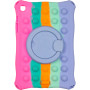 Силіконовий чохол Galeo Ring Handle для Samsung Galaxy Tab A9 Plus 11" SM-X210, SM-X215 Rainbow Pink