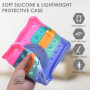 Силіконовий чохол Galeo Ring Handle для Samsung Galaxy Tab A9 Plus 11" SM-X210, SM-X215 Rainbow Pink