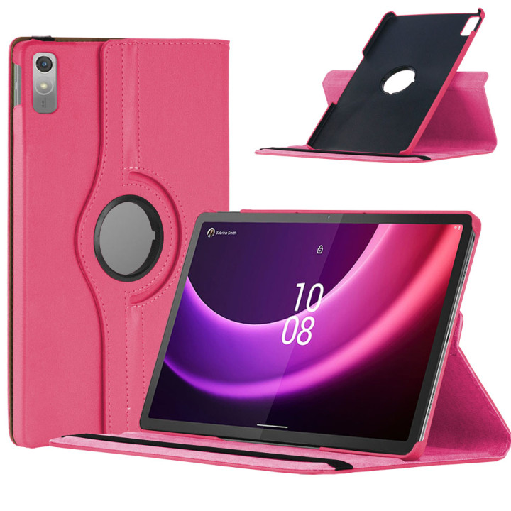 Поворотный чехол для Lenovo Tab P11 2nd Gen 11,5" TB-350FU, TB-350XU Hotpink