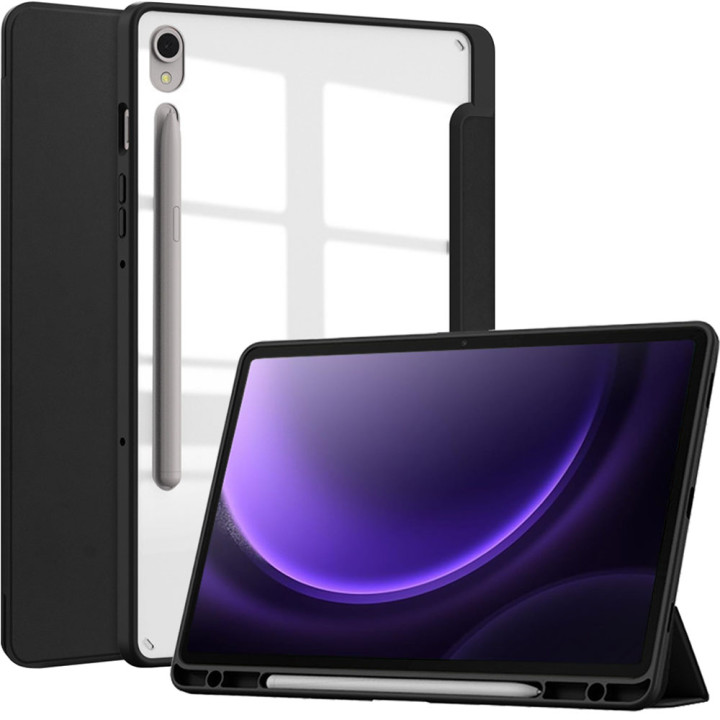 Чехол Galeo Hybrid Case with S Pen Holder для Samsung Galaxy Tab S9 / S9 FE / S10 FE Black