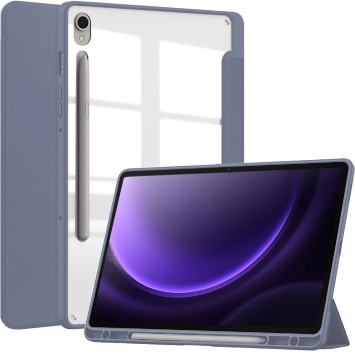Чехол Galeo Hybrid Case with S Pen Holder для Samsung Galaxy Tab S9 / S9 FE / S10 FE Heather