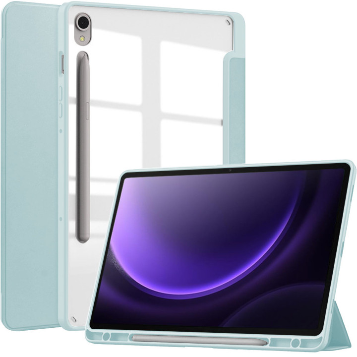 Чехол Galeo Hybrid Case with S Pen Holder для Samsung Galaxy Tab S9 / S9 FE / S10 FE Light Blue