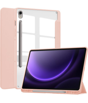 Чехол Galeo Hybrid Case with S Pen Holder для Samsung Galaxy Tab S9 / S9 FE / S10 FE Navy Blue Pink